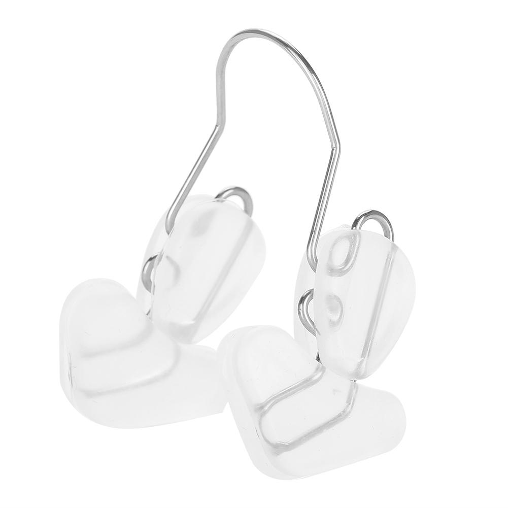 Nose Up Shaper, double-layer silicone nose clip for bridge reinforcement and tightening, with transparent design for comfortable use