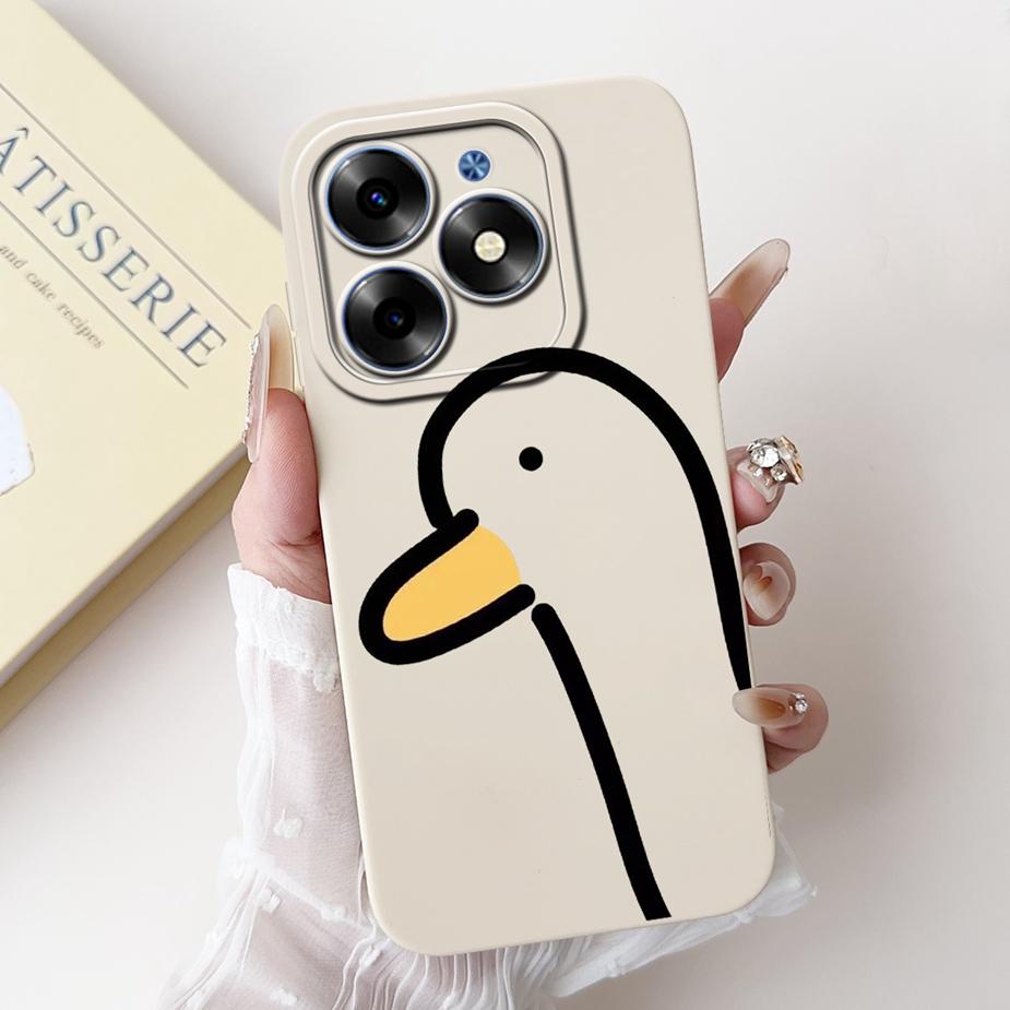 For Tecno Spark 20C Case Spark20 Pro KJ6 Cute Animals Carton Cover Soft TPU Phone Case For Tecno Spark 20 Pro Plus Spark20 Shell