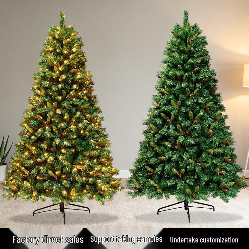 Customized Encrypted PVC Pine Cone Christmas Tree - Large Artificial Simulation with New Style Design