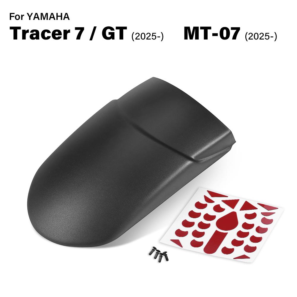 

For Yamaha Tracer 7 / GT 2025 2026, For MT-07 MT 07 MT07 2025+ Front Mudguard Extension 155mm Motorcycle ABS Fender Splash Guard чёрный
