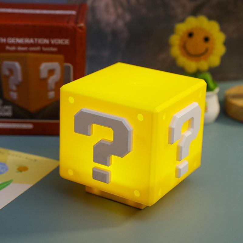 3-in-1 LED Question Mark Night Light - Astronaut-Themed Interactive Toy & USB Table Lamp for Kids' Bedroom,  Christmas Gift