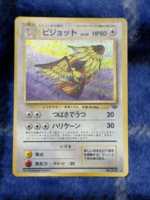 Pokémon Trading Card Pidgeot Old (early Edition, Back)