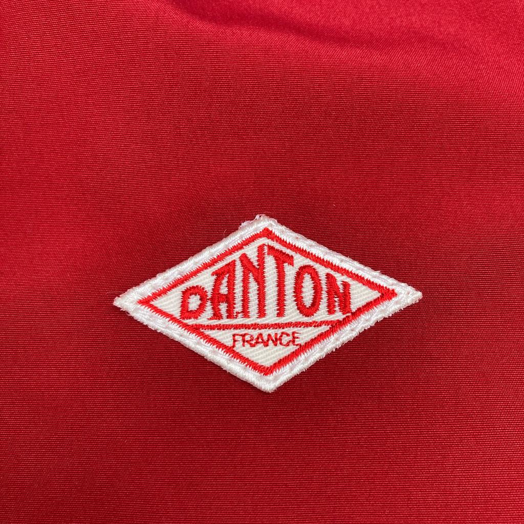 DANTON Red Down Hooded Blouson Jacket 38 RedUsed