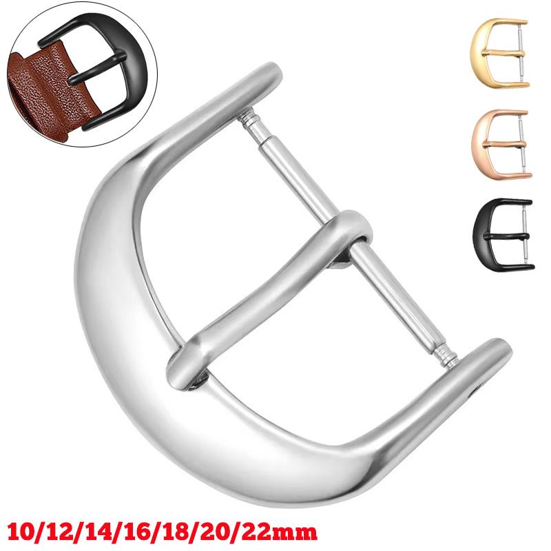Watch Strap Buckle Replacement 10mm 12mm 14mm 16mm 18mm 20mm 22mm Stainless Steel Wristwatch Clasps