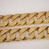 32mm Stainless Steel Cast Dog Head Gold Collar Necklace Chain Dogs