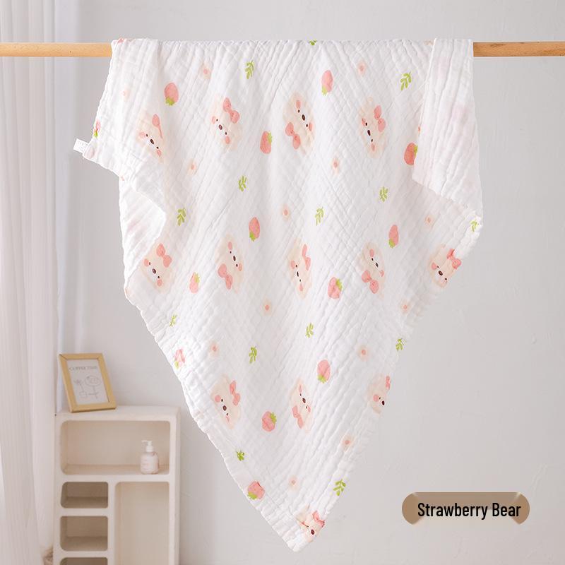 Baby Soft Pure Cotton Quick-Dry Bath Towel for Newborns and Children