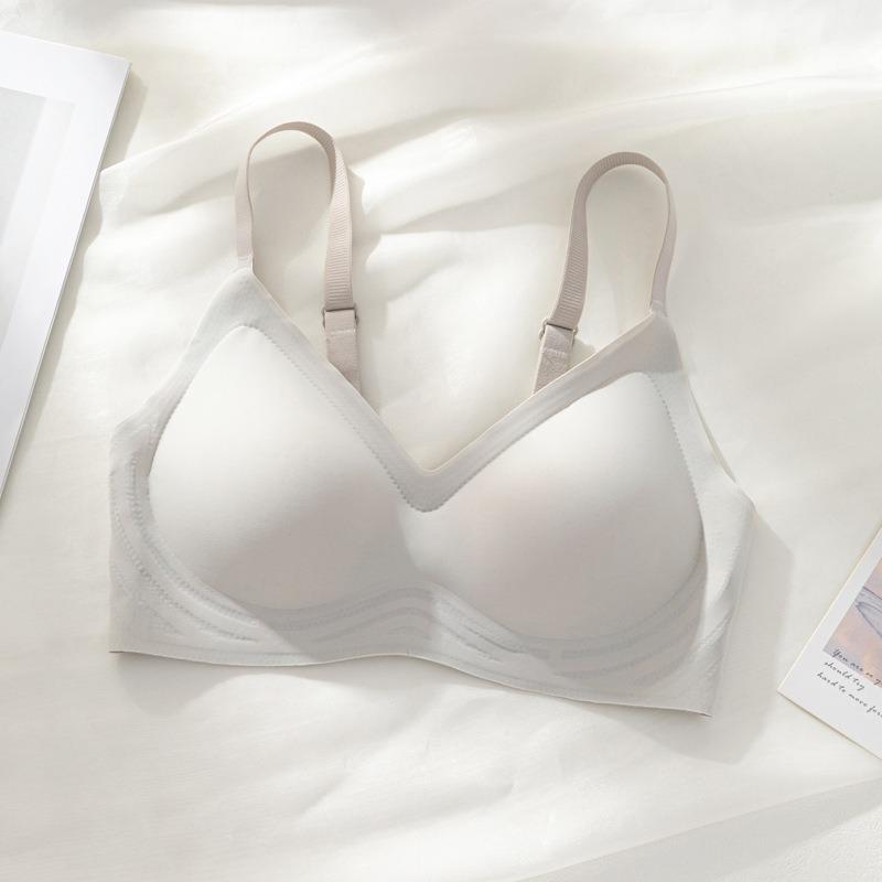 Seamless Push-Up Bra for Women: Soft, Wireless, Anti-Sagging Support for Small Chests