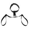 QKKQ Leather Breast Harness BDSM Boobs Restraint with Collar Couples SM Game Leather Lingerie Breast Belt Sex Toys for Couples