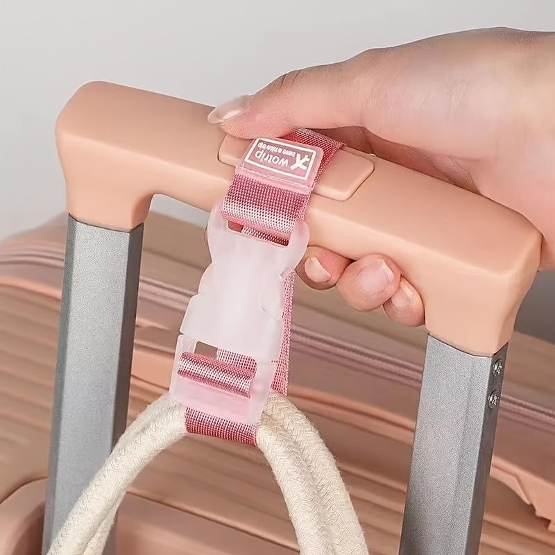 Colorful Luggage Strap, Travel Adjustable Luggage Safety Belt with Release Buckle, Luggage Travel Accessories, Easy to Carry