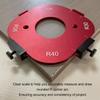 Corner Radius Template 4 in 1 Round for Positioning Bit Jig Router Trimming Machine Woodworking DIY