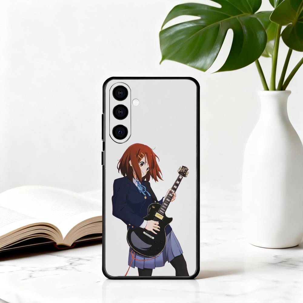 K-K-ON Music Y-Yui H-Hirasawa-yh Phone Case For Samsung Galaxy A73,A72,A71,A70,A53,A52,A51,Others Soft Black Cover