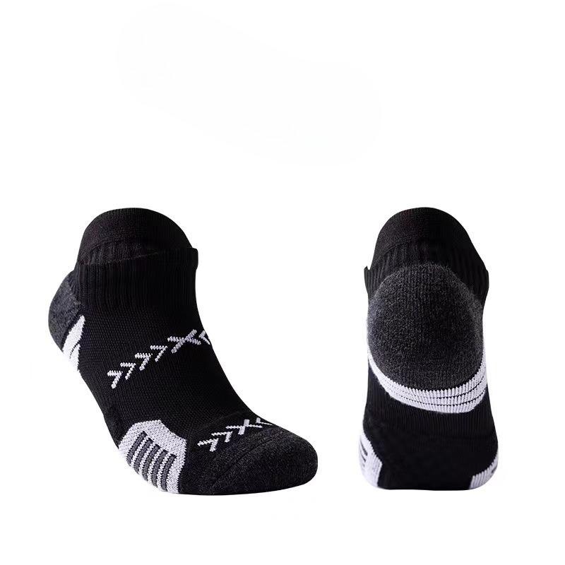 Men's Summer Thin Professional Sports Fitness Running Shallow Mouth Breathable Socks