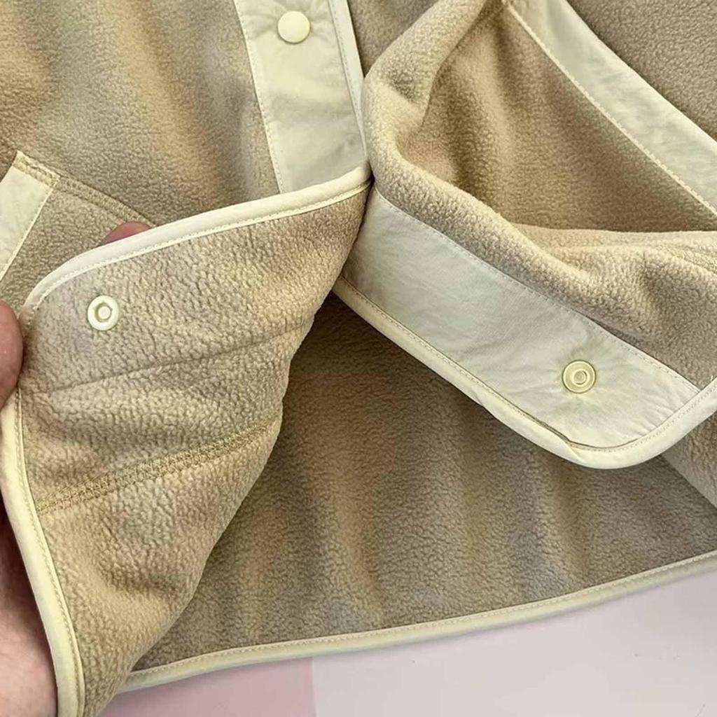 Women's Casual Patchwork Stand-collar Solid-color Long-sleeve Coat