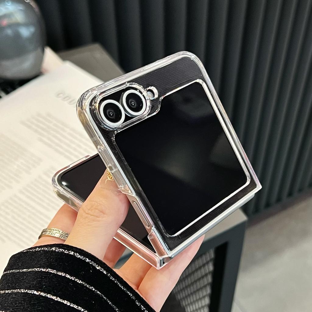 Luxury Ultra-Thin Matte PC Phone Case For Samsung Galaxy Z Flip ZFlip 6 5 4 3 Zflip6  Zflip5 Zflip4 Folding Protective Cover