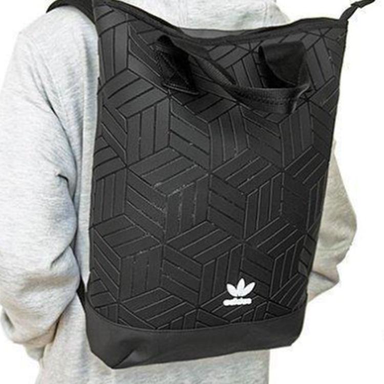 adidas Zaino con Zip Logo Originali Grande Capacità Zaino Unisex Nero DV0202