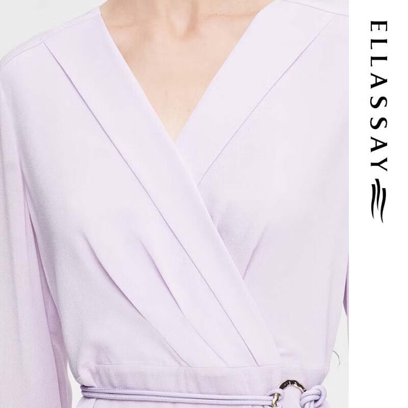 ELLASSAY Women's Elegant Mid-Length Silk Dress