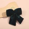 Velvet Fabric Hanging Xmas Ornament Bowknot Shape Christmas Tree Decorations  Merry Christmas