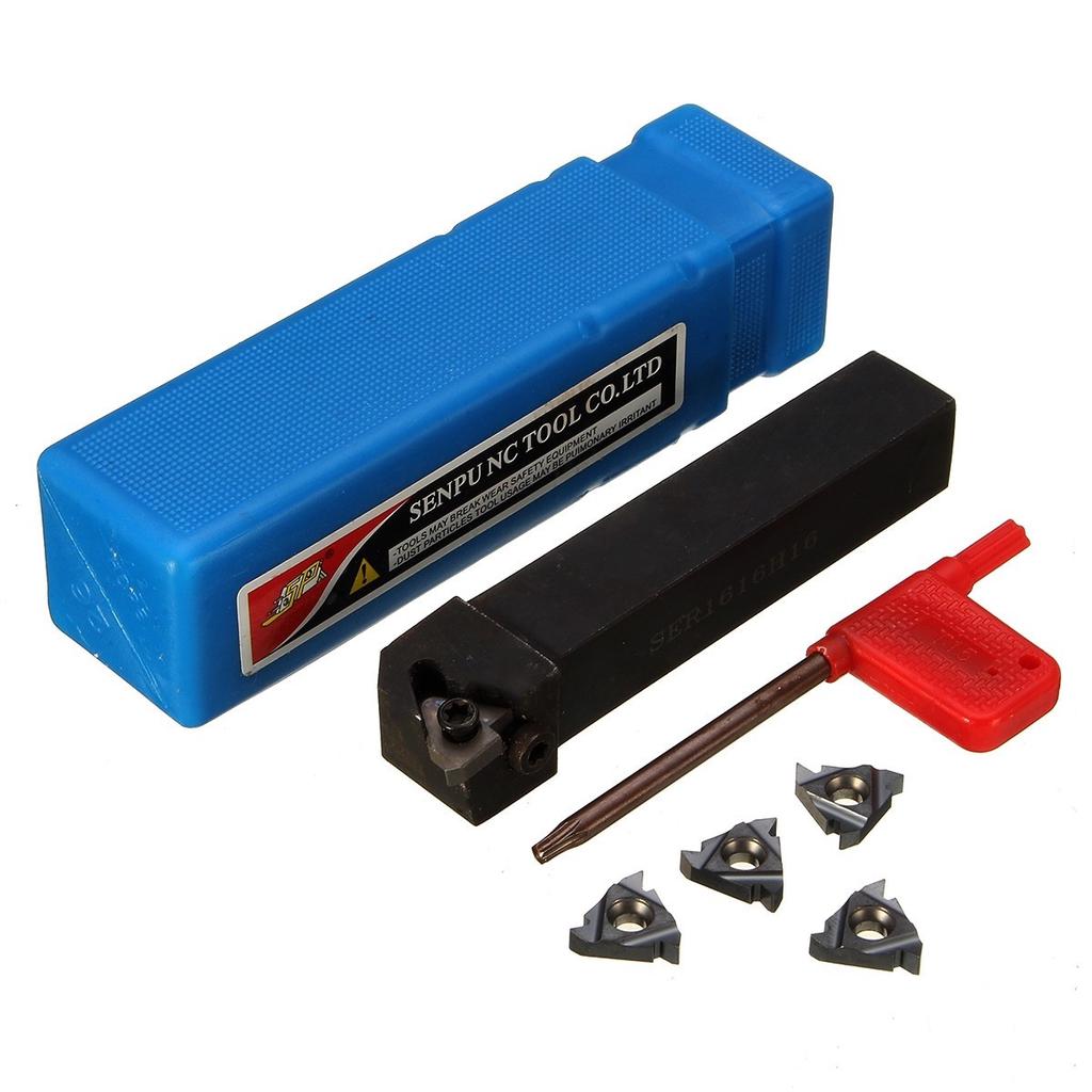 SER1616H16 External Boring Bar Tool Holder CNC with 16ERAG60-S VP15TF CNC