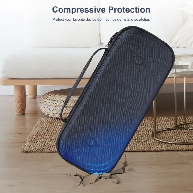 Storage Bag Travel Case for PS Portal Anti-Scratch Waterproof Game Machine Host Handbag Protector Case with Inner Pocket