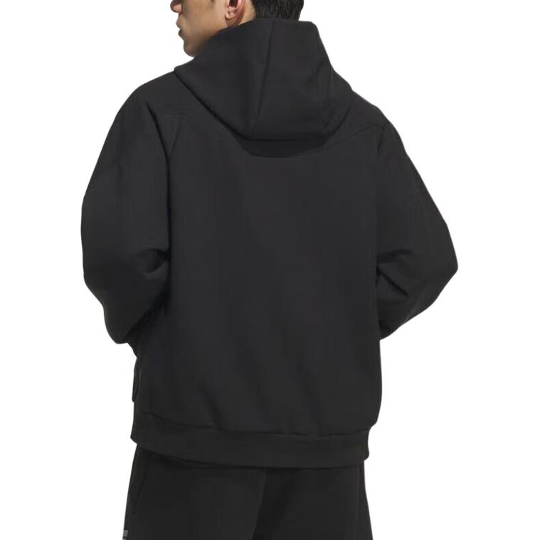 Adidas FUSTL Jackets Men's Black Hooded Moderate Other KC0168-