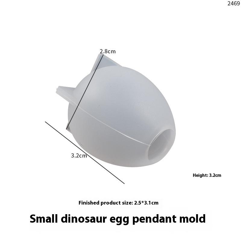 1 Piece DIY Dragon Animal Candle Craft Ornaments 3D Dragon Egg Silicone Resin Mold Home Decoration