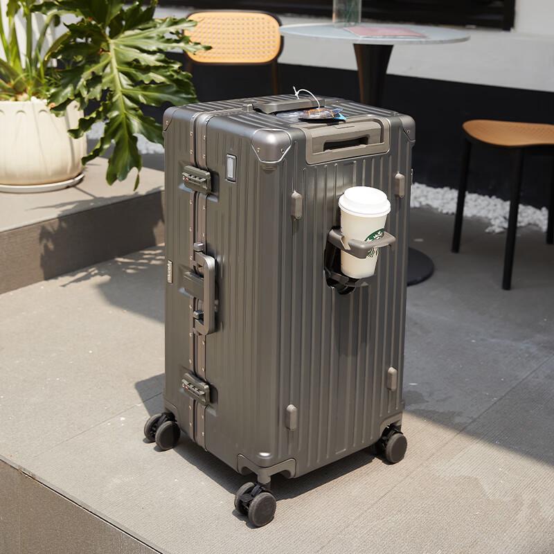 Zhili Thickened Aluminum Frame Large Capacity Luggage 20 inch