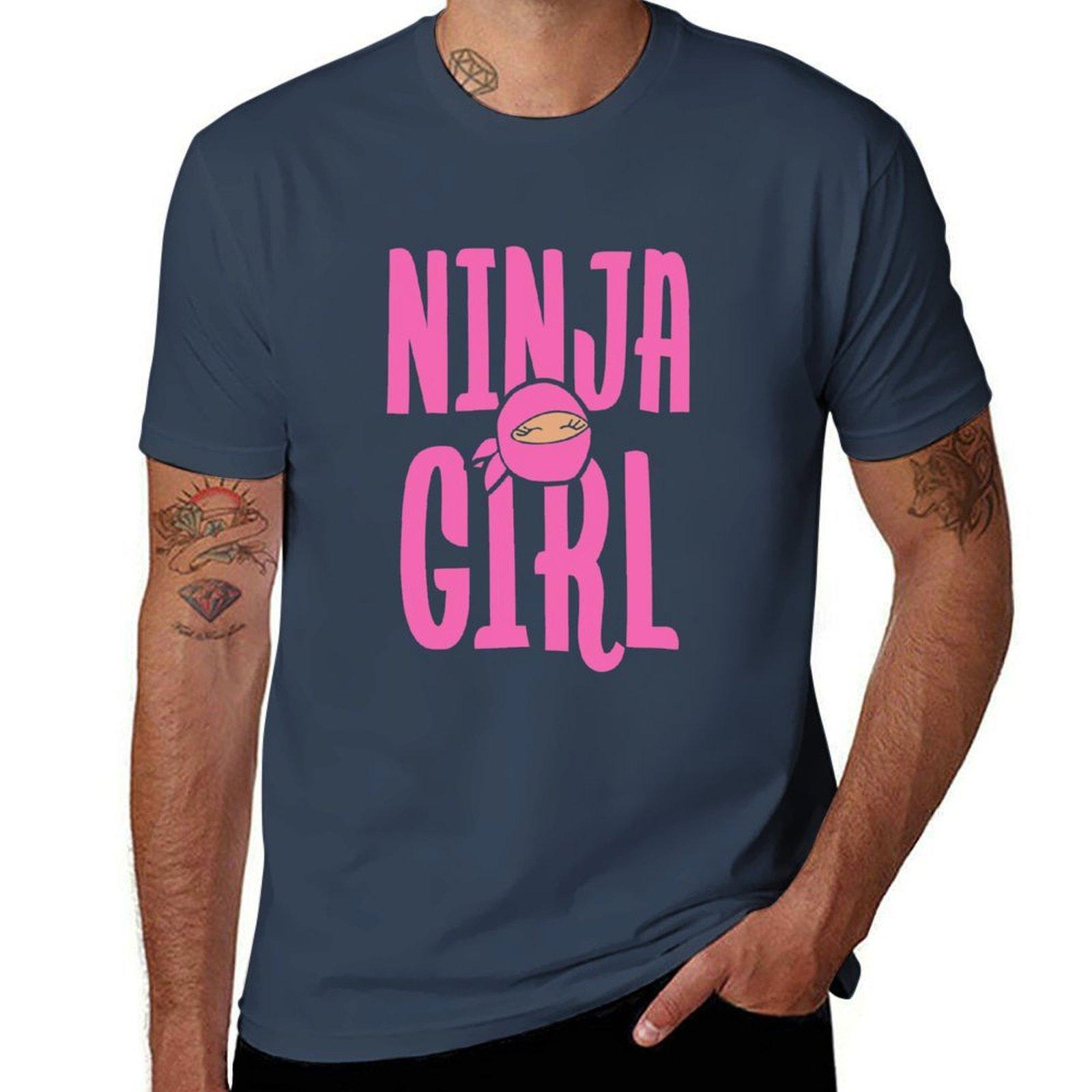 Ninja Girl Tshirt Plus Size Quick Dry Sports Tee S