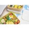 Sanko Plastic Rio Pack Bento Box/Picnic Case, 3 Tiers with 3 Side Plates, Earth Beige, Approx. 8.2" W X 7.7" D X 7.7" H