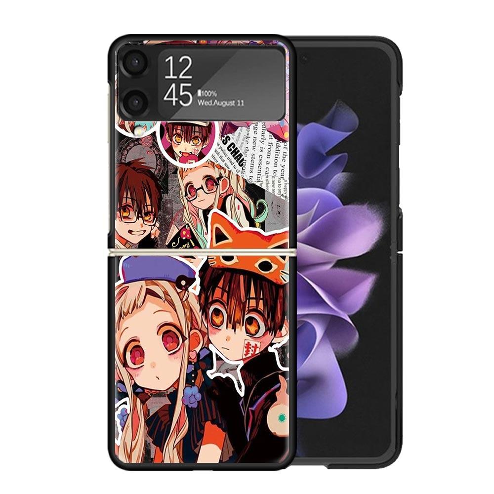 Toilet Bound Hanako Kun Anime Clear Phone Case For Samsung Z Flip 7 6 5 4 3 Galaxy ZFlip7 ZFlip6 ZFlip5 ZFlip4 ZFlip3 5G Print C