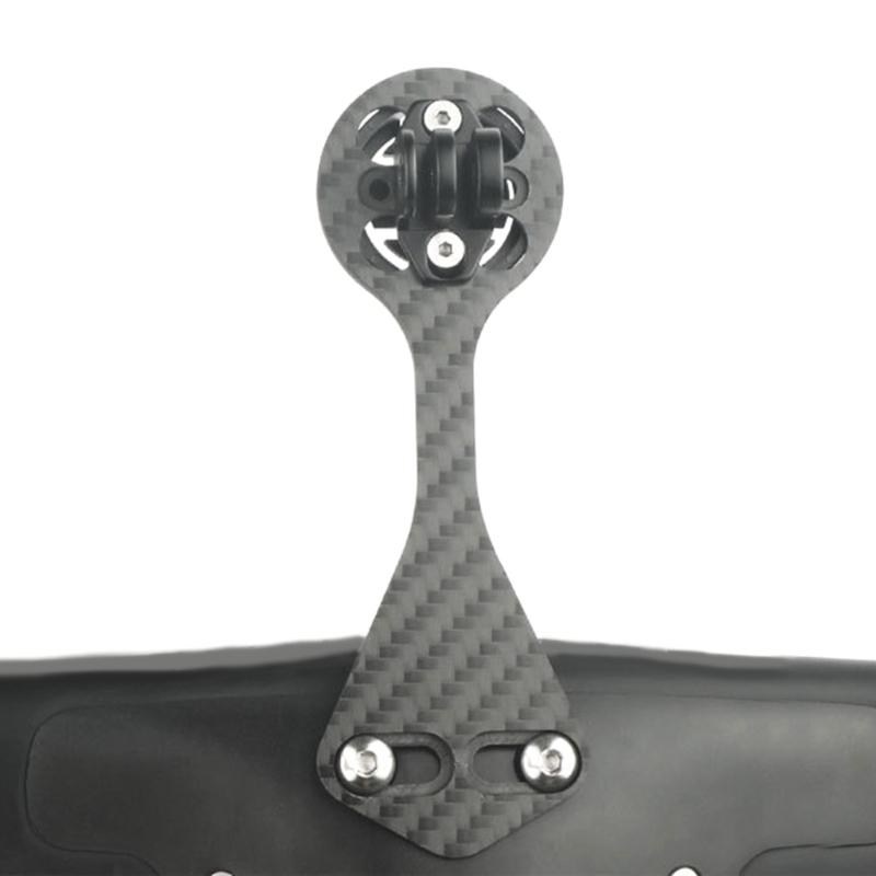 Bicycles Handlebar Combo Mount Adjustable Out Front Computer Mount Carbon Fiber Bike Stem Mount Easy to Install