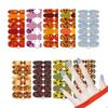 Waterproof Autumn Maple Leaf Nail Stickers - Full Cover, Bestseller YMY2389-2397