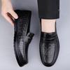 Fashion Genuine Leather Men Loafers Moccasins Handmade Man Casual Fashion Shoes All-match Men Slip on Flats Leisure Walk Business Shoes