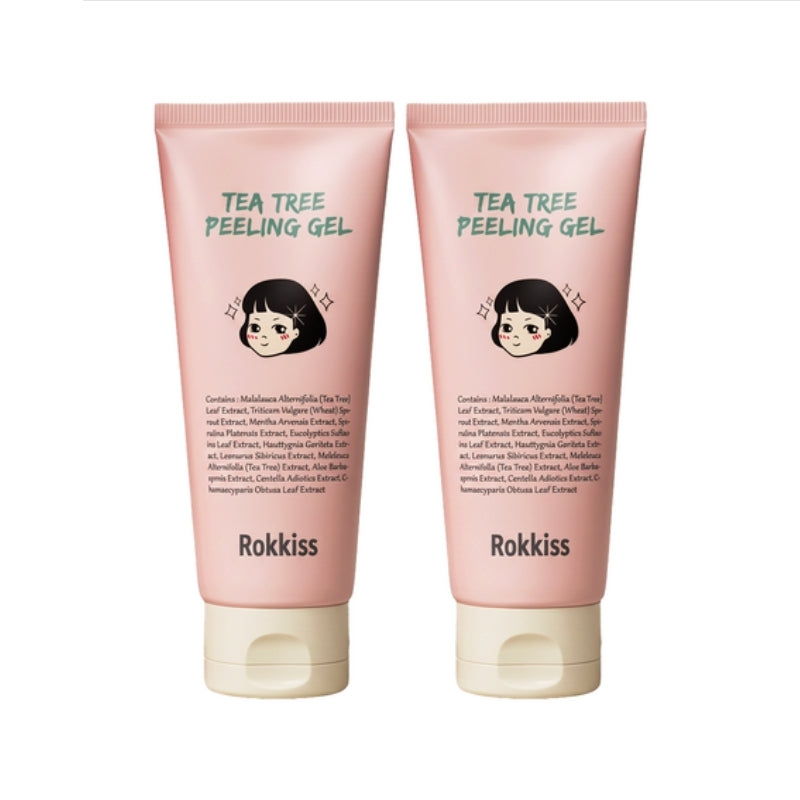 Rokkiss Tea Tree Peeling Gel 120ml 1Pc/2Pcs
