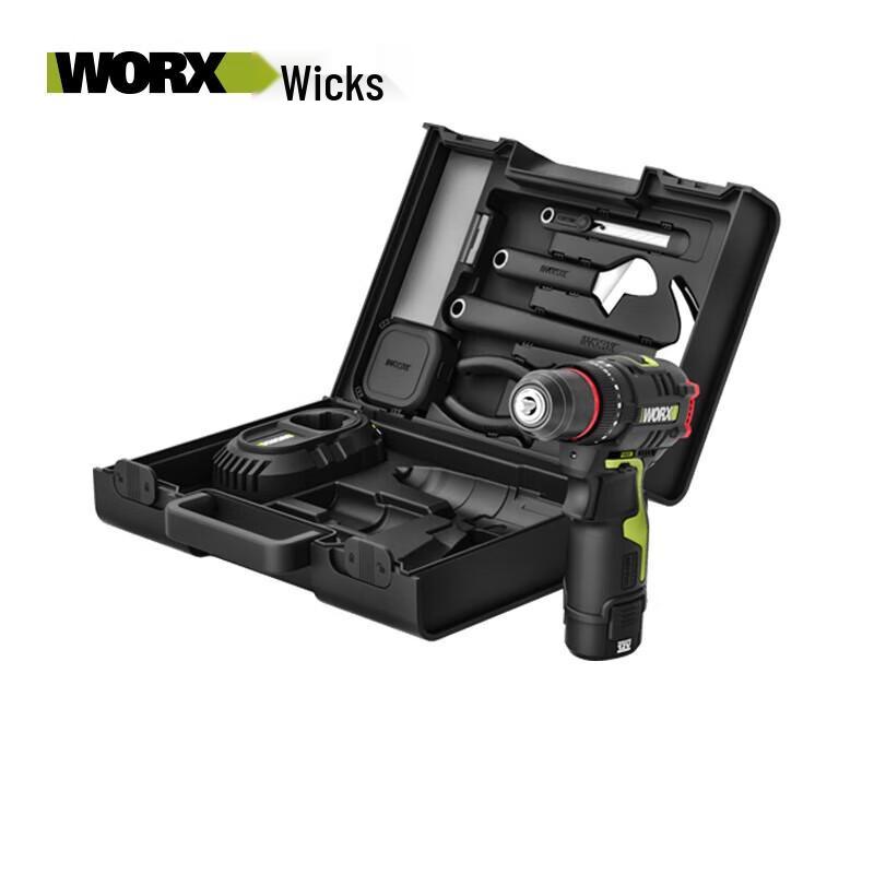 Worx 12V Brushless Cordless Impact Drill/Screwdriver Kit CN plug (adapter included)