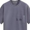 Kith Quinn Tee Influence Men Tops Grey KHM031086-519