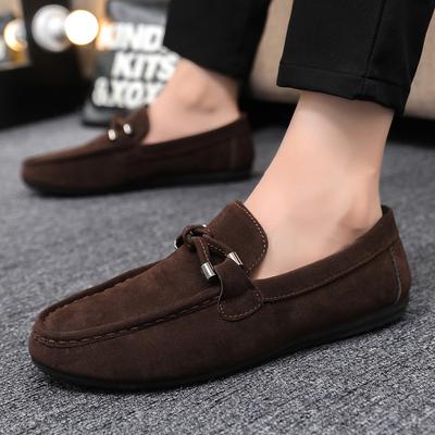 Spring and Summer Casual Shoes Trendy Shoes Men's Doudou Shoes Men's Lazy Shoes Overfitting Trend One-pedal Men's Shoes Cloth Shoes