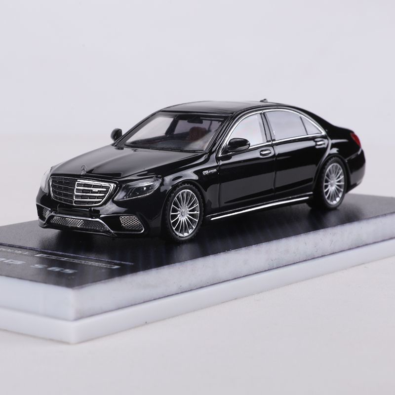 In Stock Mj 1:64 Benz S65 Amg S-class Car Simulation Alloy Micro Die-cast Car Model Custom Kid Toys Collection Gifts Display