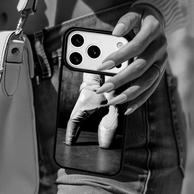 Balletto Ballerina Dancer Scarpe Phone Case For iPhone 17 Air 14 15 13 12 Max Cover For Apple 14 15 16 16e 11 Pro Max Plus Coque