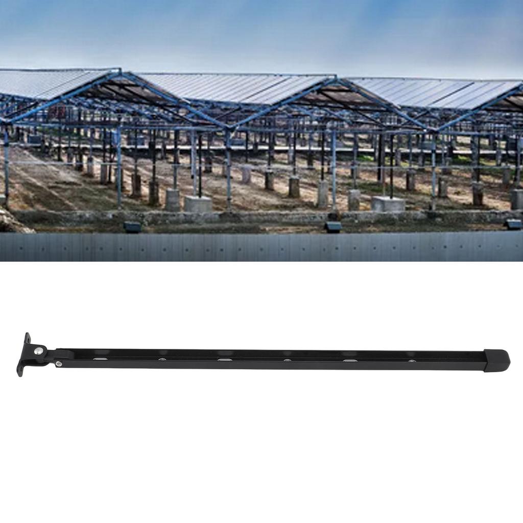 Roof Vent Opener Bar Manual Greenhouse Roof Vent Opener Easy Installation Anti Deforming Aluminum with 6 Screws for Greenhouse