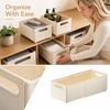 Large Expandable Storage Box, Japanese Desktop and Cabinet for Deep Cabinets