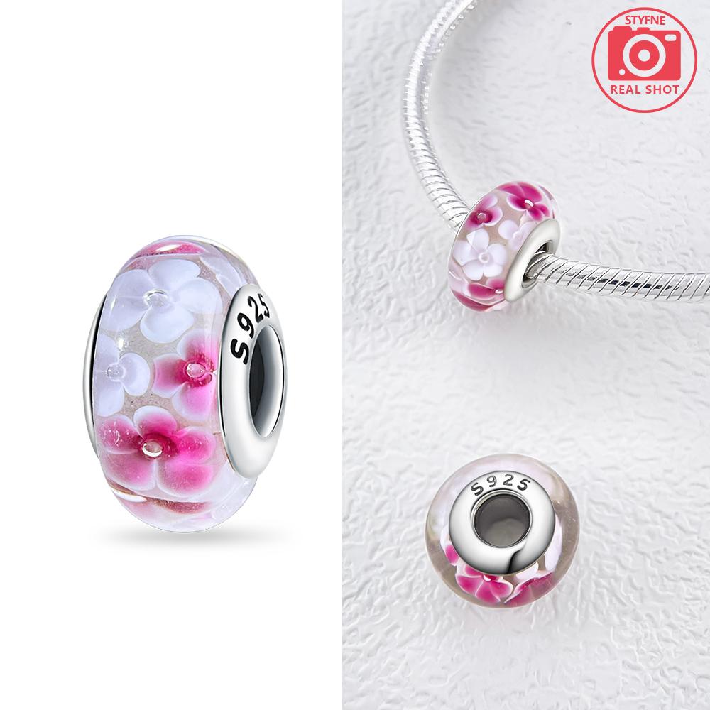 Charms Plata Copper Colors Glass Beads For Charms Copper Colors Original Bracelet For Jewelry Making