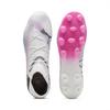 PUMA Future 7 Ultimate in size HG/AG White/Black/Poison Pink, 28.0cm