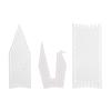 Transparent Acrylic Templates Wallet Pattern Acrylic Stencils Keychains Pattern Acrylic Templates for Leather Crafts