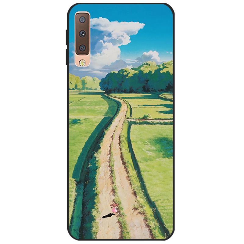 For Phone Case Samsung Galaxy A7 2018 Case Bumper Soft TPU Silicone Coque Back Cover For Samsung A7 2018 A750 A750F Case Fundas