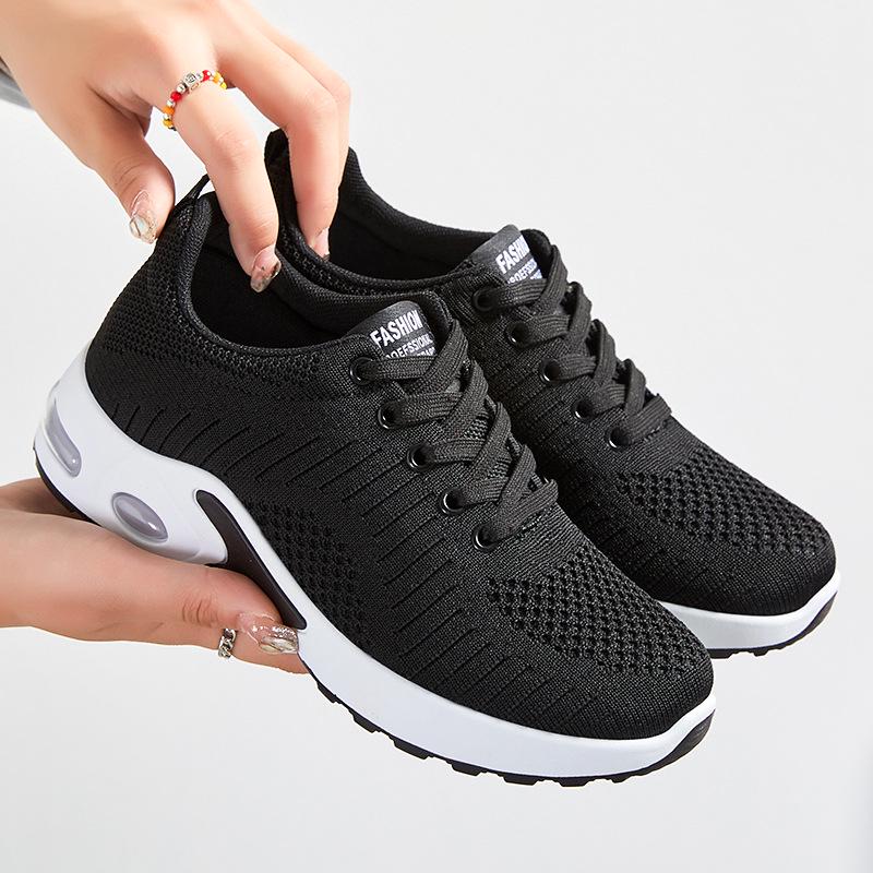 Women's Plus Size Air Cushion Running Sneakers - Summer Collection