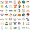 200 Ins Small Fresh English Text Stickers, Skateboard Guitar Suitcase Waterproof Inspirational Stickers