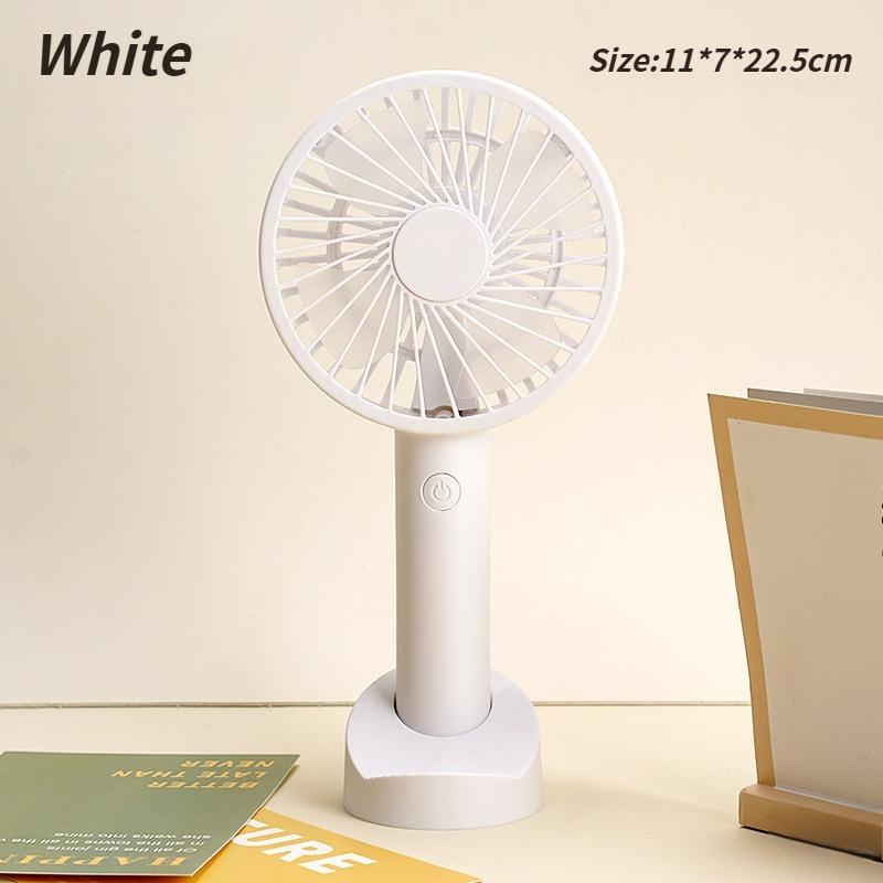 

Многофункциональный USB-вентилятор для стола - 3-в-1 портативный перезаряжаемый ручной вентилятор для офиса, дома, общежития и активного отдыха белый