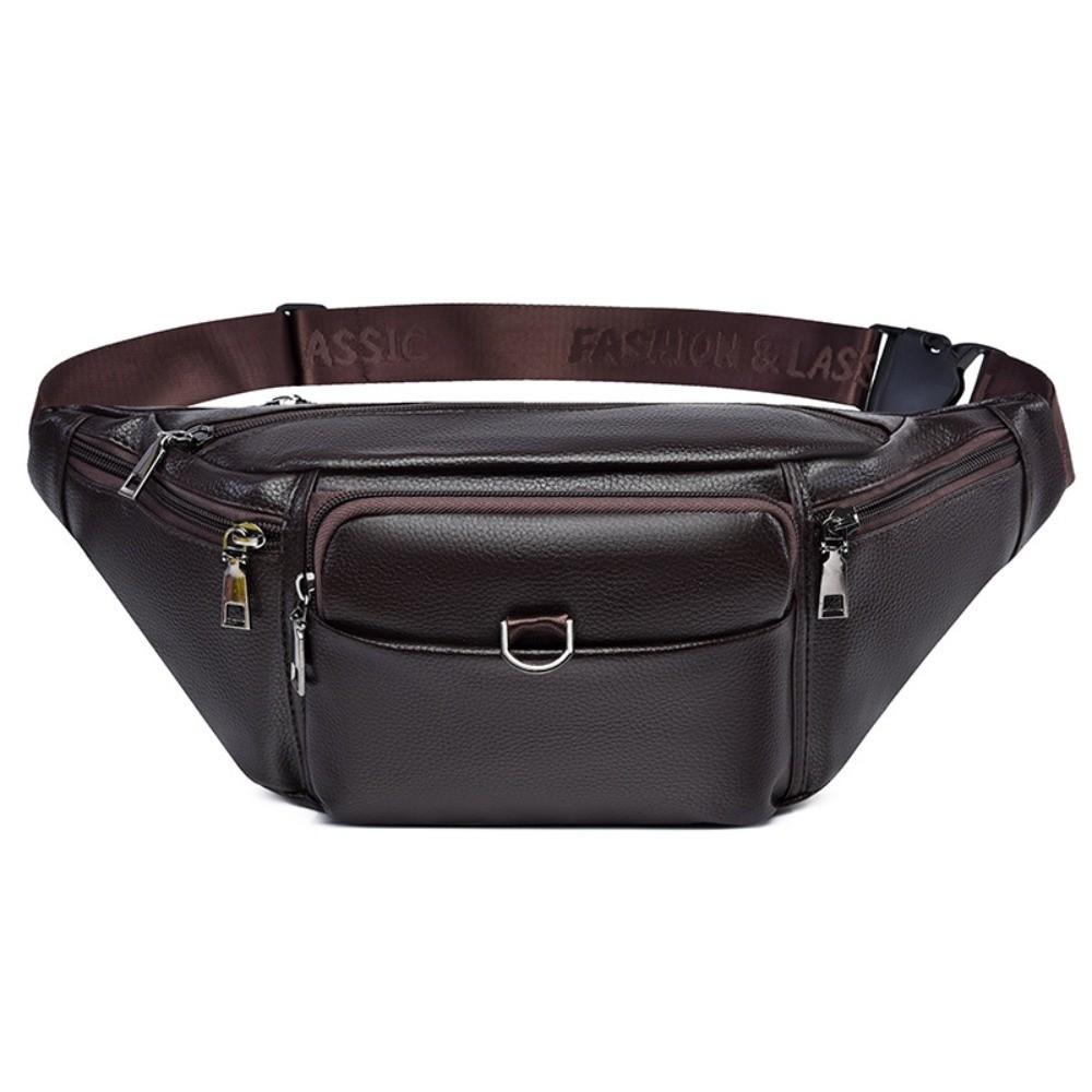 Large Capacity Men Crossbody Bag Waterproof Waist Bag Student Shoulder Bag  Outdoor Sports