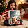 Christmas Tree Pendant Decoration Set Advent Calendar, 24 Day Countdown Box with Highland Cow Creative Souvenir for Family Acrylic Pendants,