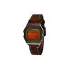 Ceas personalizat serie modificată oglindă gradient verde și roz carcasă rășină argintie ceas pătrat mic retro clasic F-9 F-91WM-7A